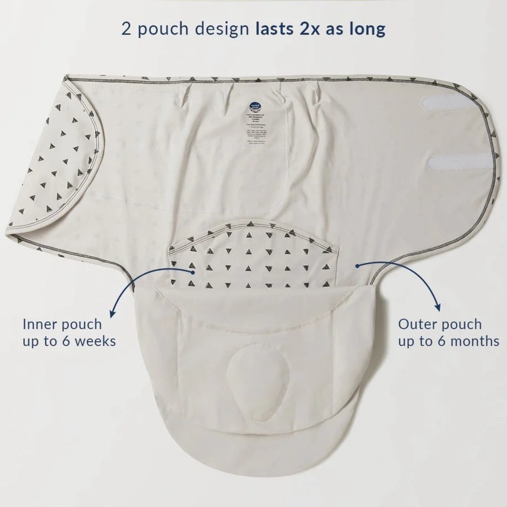 Nested Bean Zen Swaddle 0-6M Weighted Sleep Sack 7-18 lbs Baby Essentials